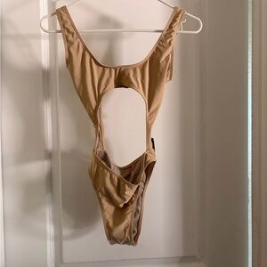 New Pretty Little Thing US 6 UK 10 Monokini One Piece Swim Suit Cut Out